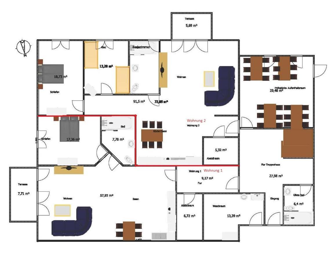 Biolandhof Dorn Highlander Vom Elbdeich Apartment Nordleda Exterior photo